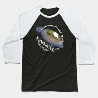 Life Of Manatee : with a duck and a turtle friend Baseball T-Shirt